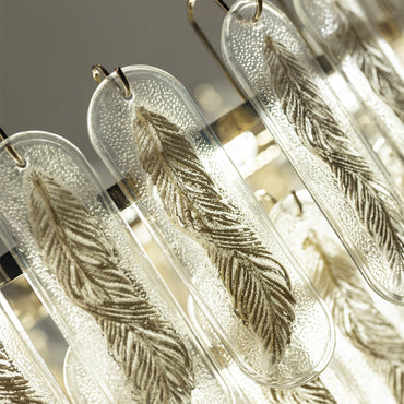 Lampera 80cm solitaire gold Chandelier