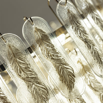 نجفة لامبيرا الذهبية ذات الفص الواحد بطول 80 سم