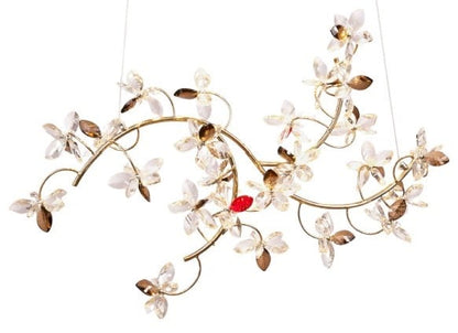 Spot Branches Chandelier, 9 Lights, Metal, 90×90cm - Solitaire Gold
