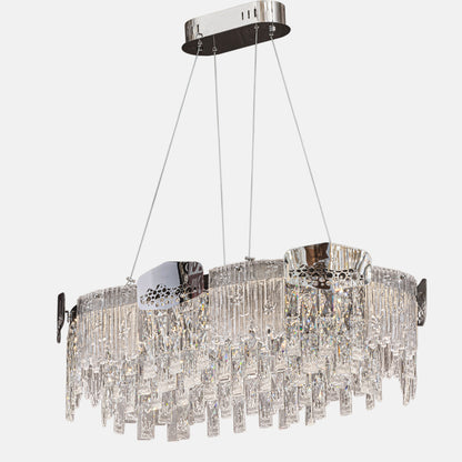 Beehive 90cm chrome chandelier
