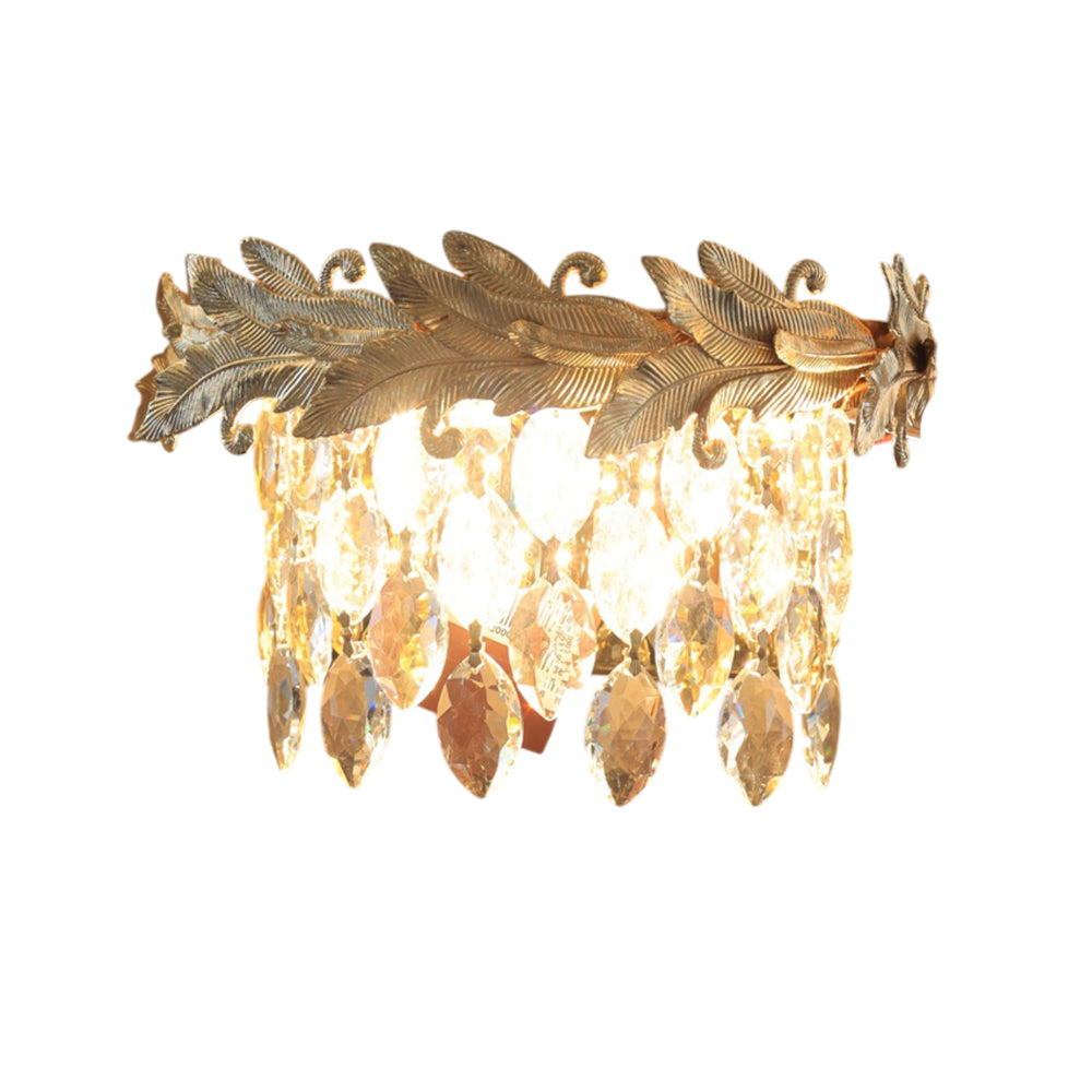 Gleam Wall Lamp, LED, Stainless Steel, 28×18cm - Gold - ابليك بريق، ليد، استانلس ستيل، 28×18 سم - ذهبي