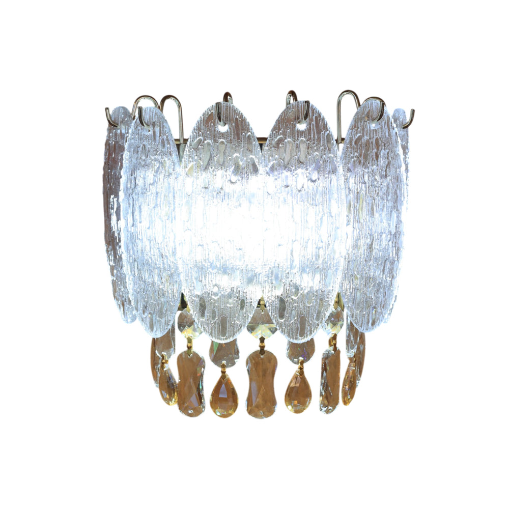 Petalia Wall Lamp, LED, Stainless Steel, 25×26cm - Gold - ابليك بتاليا، ليد، استانلس ستيل، 25×26 سم - ذهبي