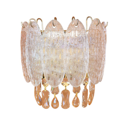 Petalia Wall Lamp, LED, Stainless Steel, 25×26cm - Gold - ابليك بتاليا، ليد، استانلس ستيل، 25×26 سم - ذهبي