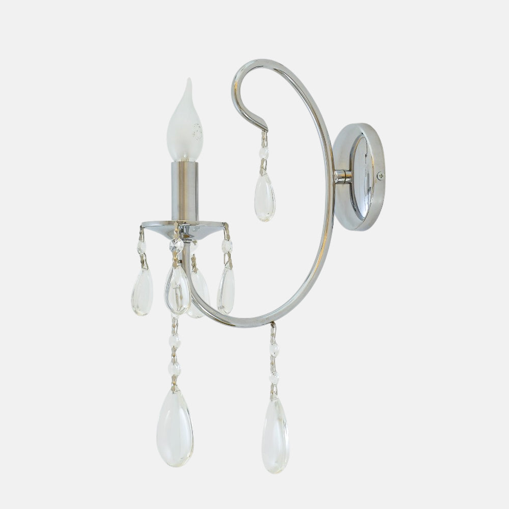 Rona 1 Light chrome Wall lamp