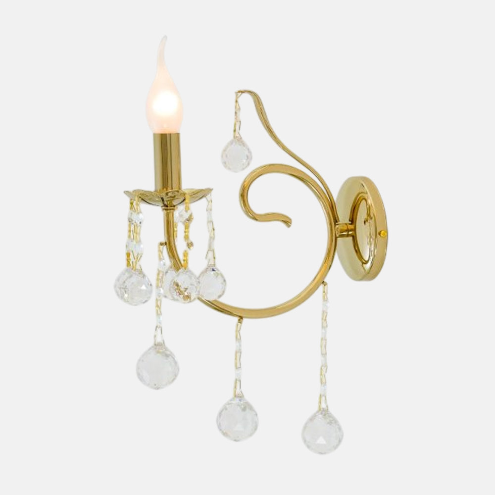 Sondos 1 light Solitaire Gold Wall lamp