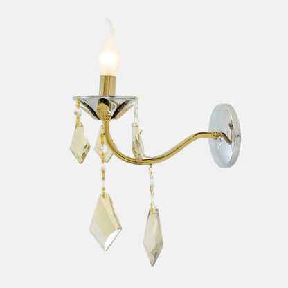 Butterfly 1 light chrome x gold Wall lamp