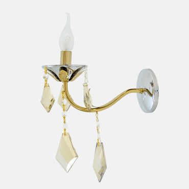 Butterfly 1 light chrome x gold Wall lamp