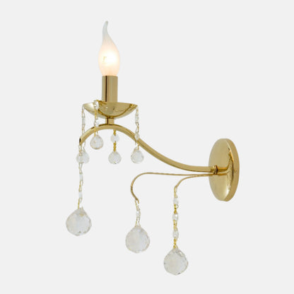 Da Vinci 1 light Solitaire Gold Wall lamp