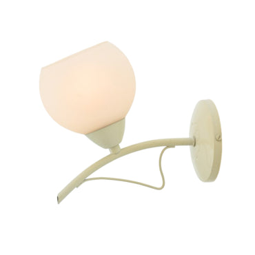 Nevada 1 Light White Wall Lamp