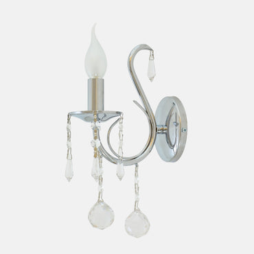 Ball 1 light chrome Wall lamp