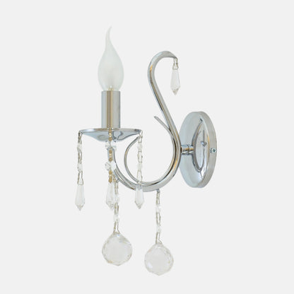 Ball 1 light chrome Wall lamp