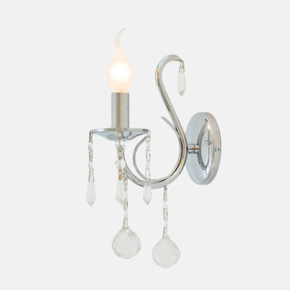 Ball 1 light chrome Wall lamp