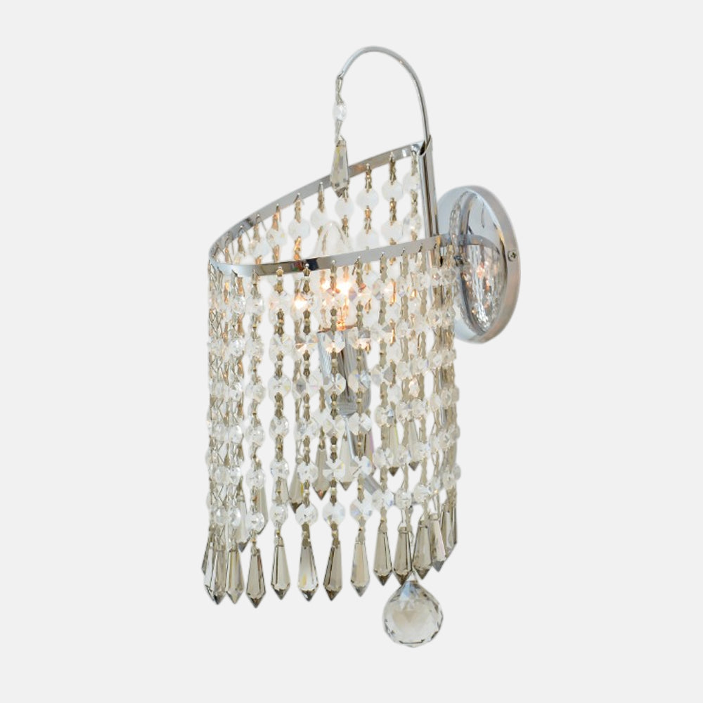 Pearl 1 light chrome Wall lamp