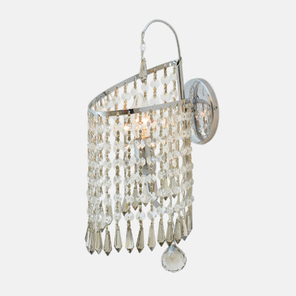 Pearl 1 light chrome Wall lamp