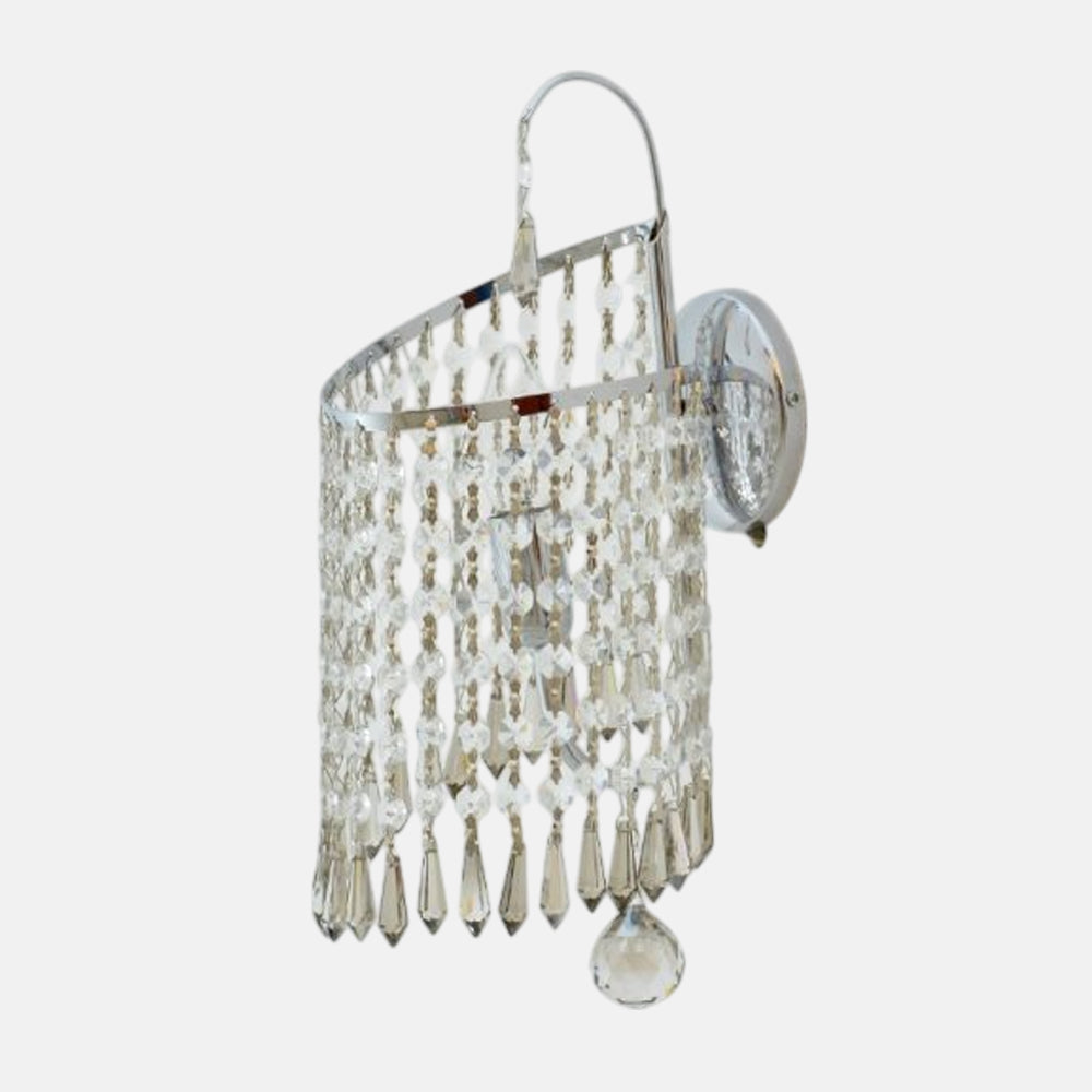 Pearl 1 light chrome Wall lamp