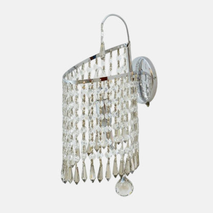 Pearl 1 light chrome Wall lamp