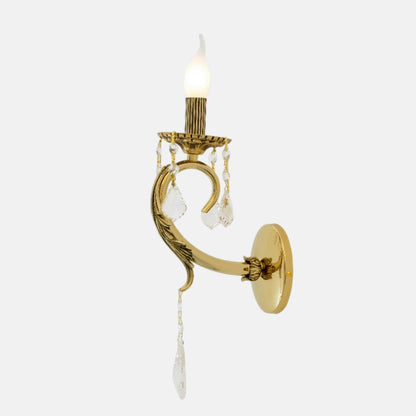 Toledo 1 light Solitaire Gold Wall lamp