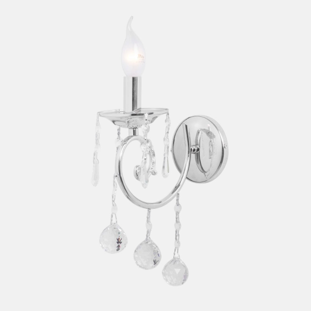 Havana 1 light chrome Wall lamp