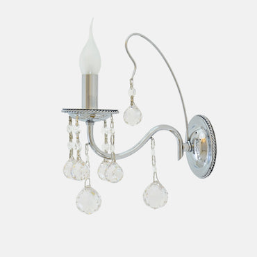 Flow 1light chrome Wall lamp