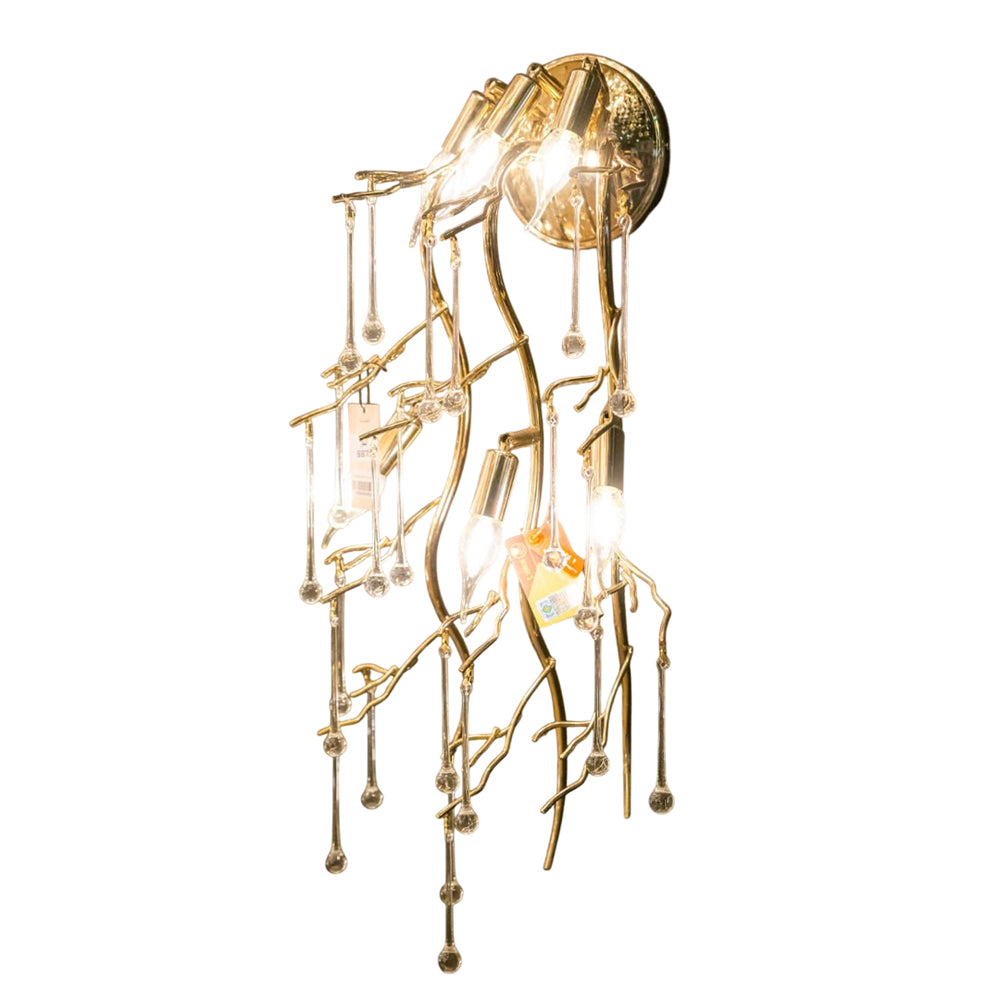 Lumin Solitaire Gold Wall lamp