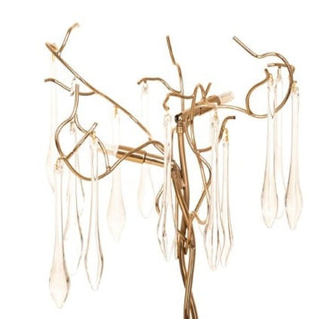 Lampshades branches G9 with glass 5458 Solitaire Gold