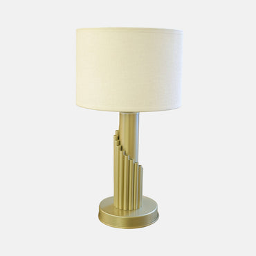أباجورة، 1 لمبة، معدن، 25×48 سم سوليتير ذهبي من قنديل مصر - Table Lamp, 1 Light, Metal, 25×48cm Solitaire Gold|Kandil Egypt