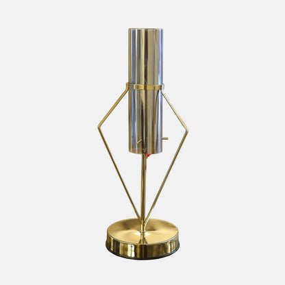 أباجورة أوليفيا، 1 لمبة، معدن، 17×45 سم سوليتير ذهبي من قنديل مصر - Olivia Table Lamp, 1 Light, Metal, 17×45cm Solitaire Gold|Kandil Egypt