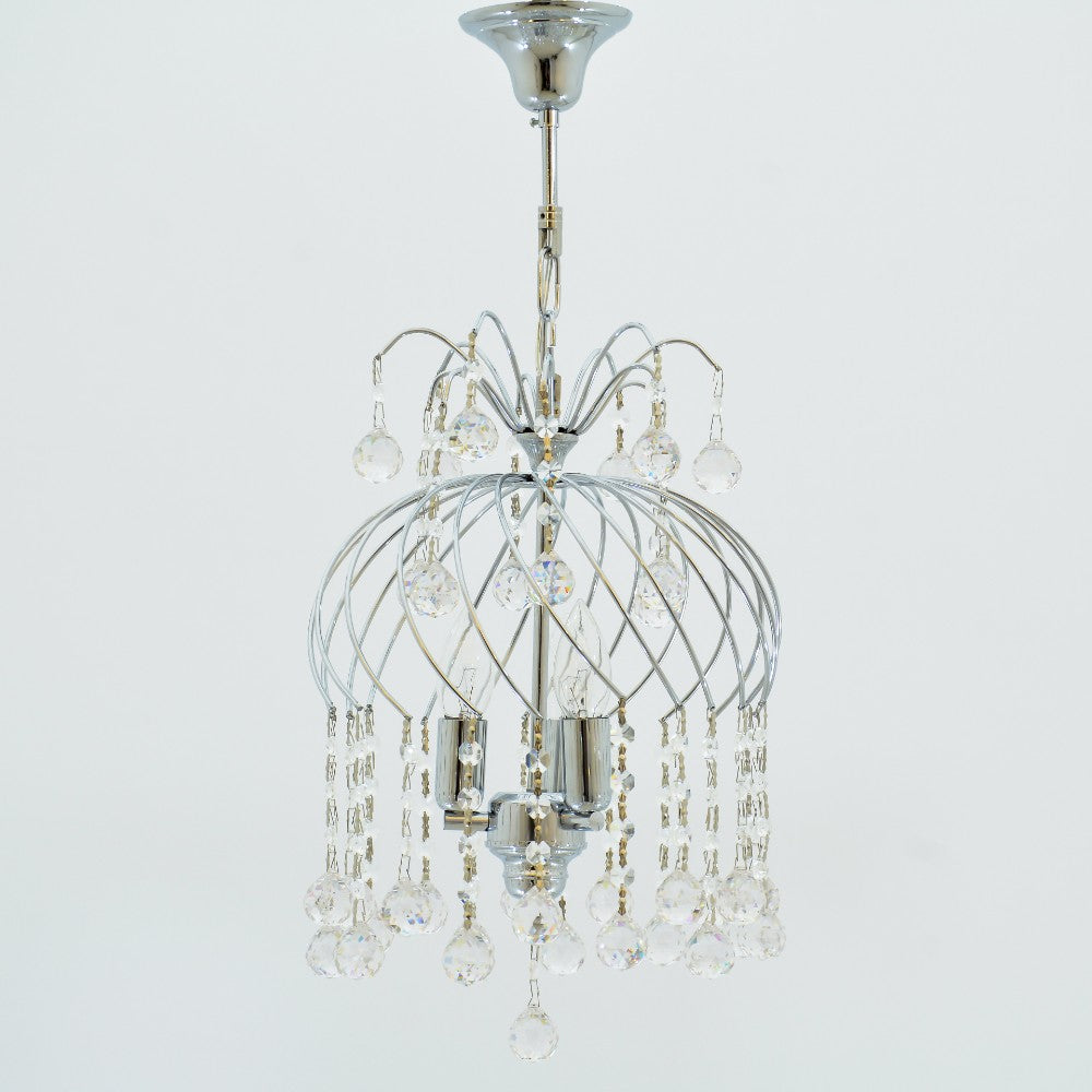 spiral Chrome lantern