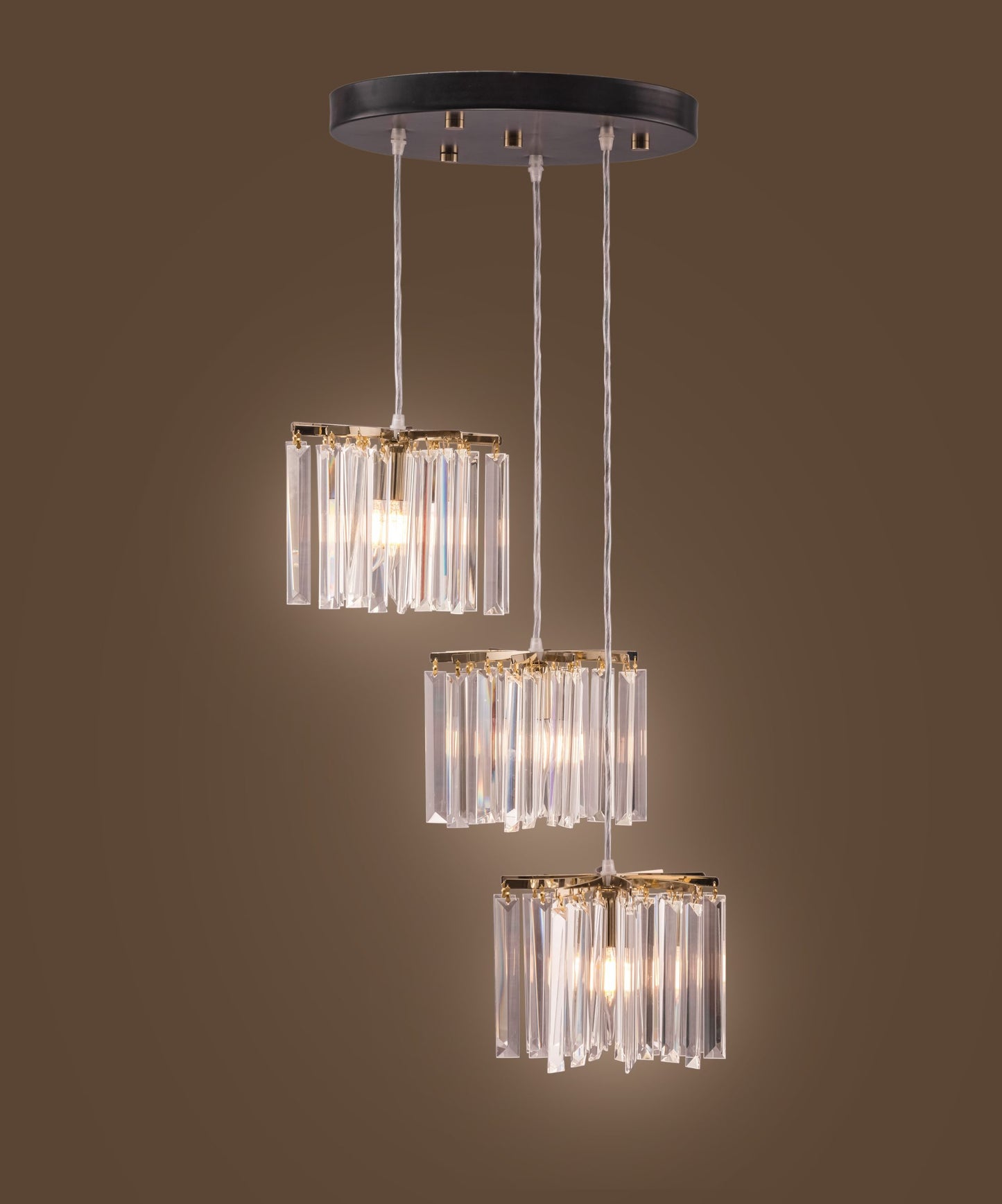 Round Spoon 5462/3 Solitaire Gold x Black