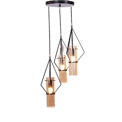 Olivia 3-Light Black Pendant