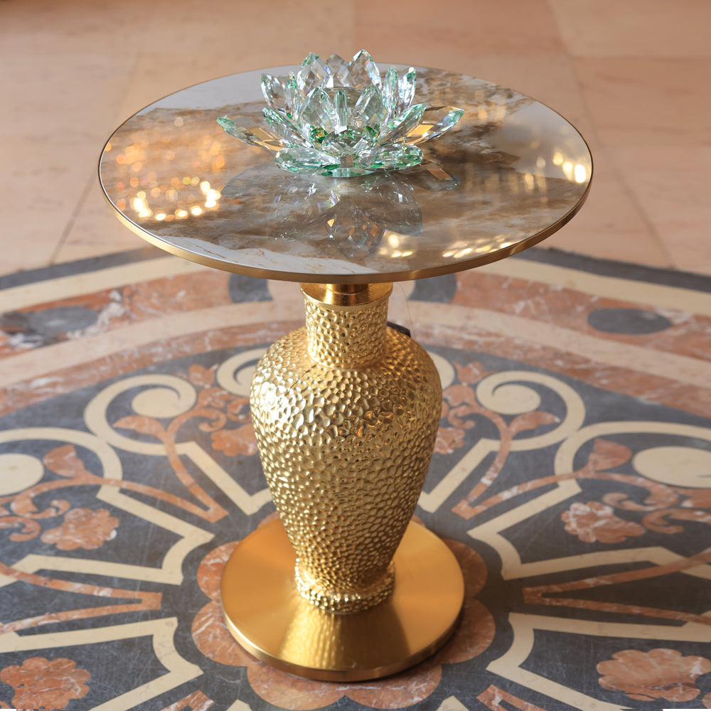 Table, stainless steel, 50×60cm Bronze - ترابيزه، استالس ستيل، 50×60 سم برونز