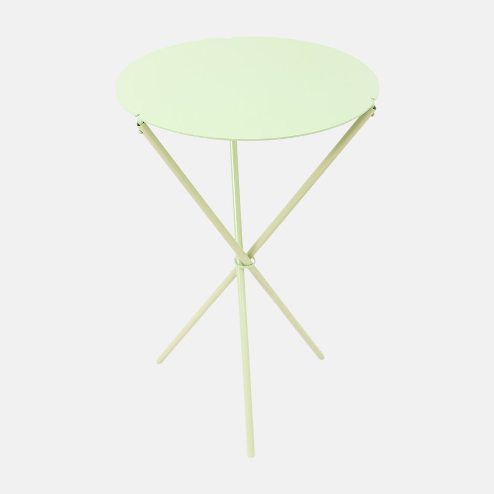 Round Table Metal 35×52cm Green - ترابيزة مستديرة معدن 35×52 سم أخضر