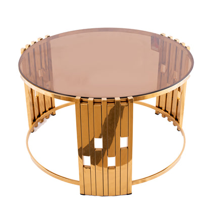 ترابيزة بيكاسو المطلية PVD بطول 80 سم