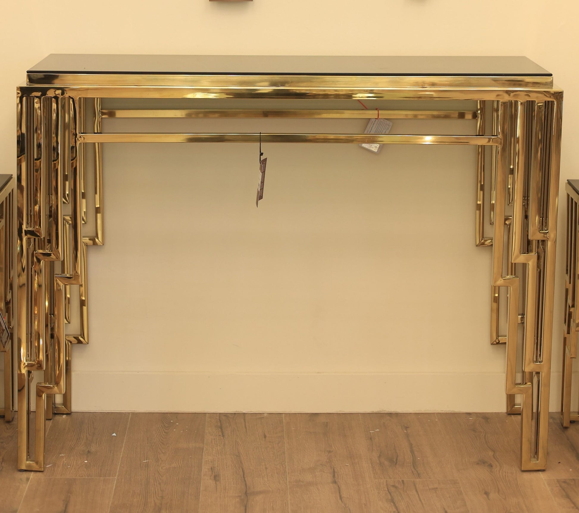 Console, stainless steel, 120*40×90cm Gold PVD - كنسول، استالس ستيل، 120*40×90 سم دهبي PVD