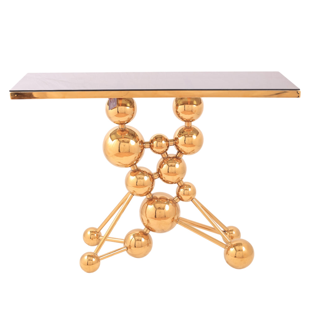 Console, stainless steel, 120*40×90cm Gold PVD - كنسول، استالس ستيل، 120*40×90 سم دهبي PVD