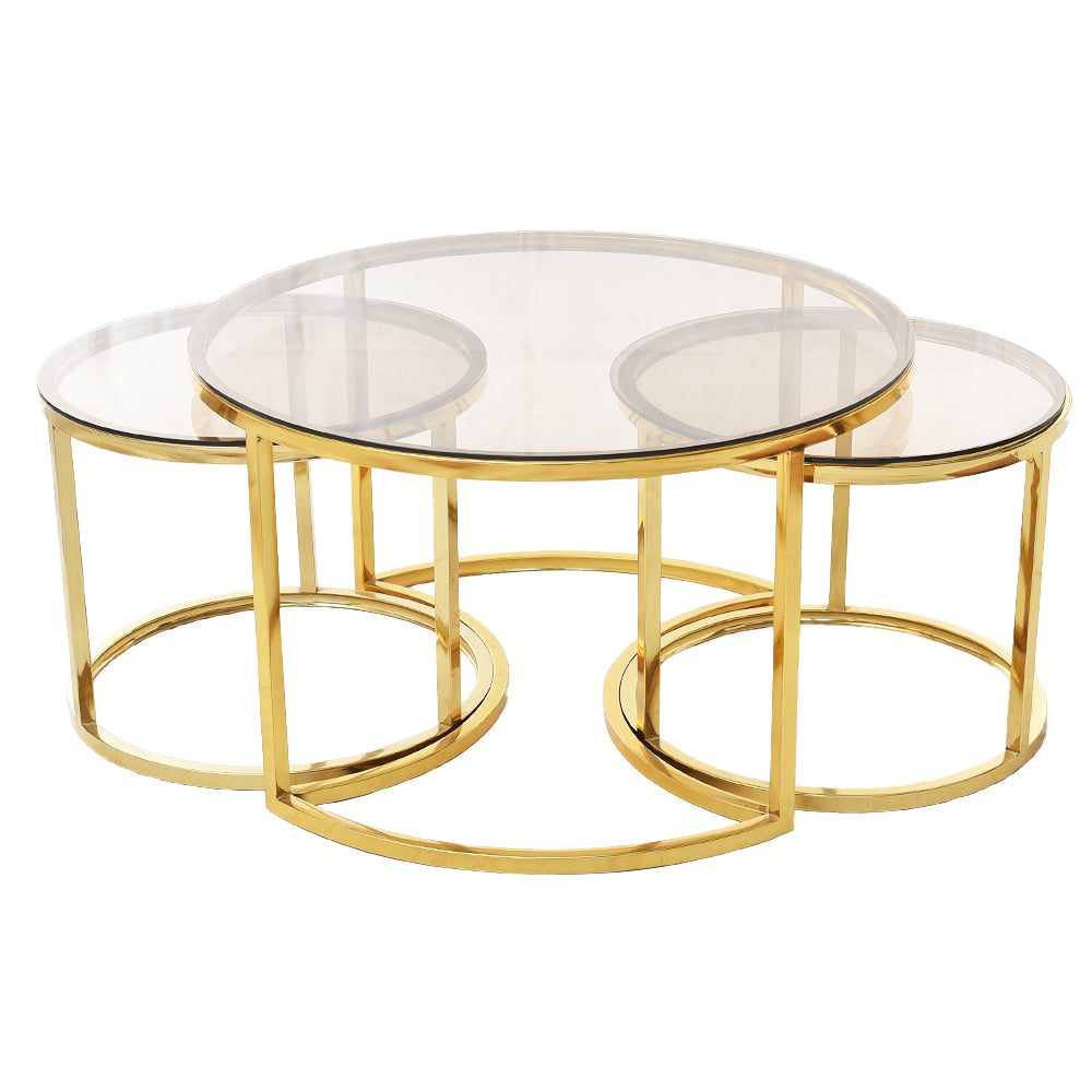 Tables set, Stainless Steel, 50×80cm - PVD