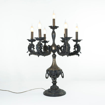 Candlestick 7 Lights Yalermo Smoke Area