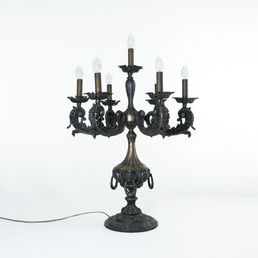 Candlestick 7 Lights Yalermo Smoke Area