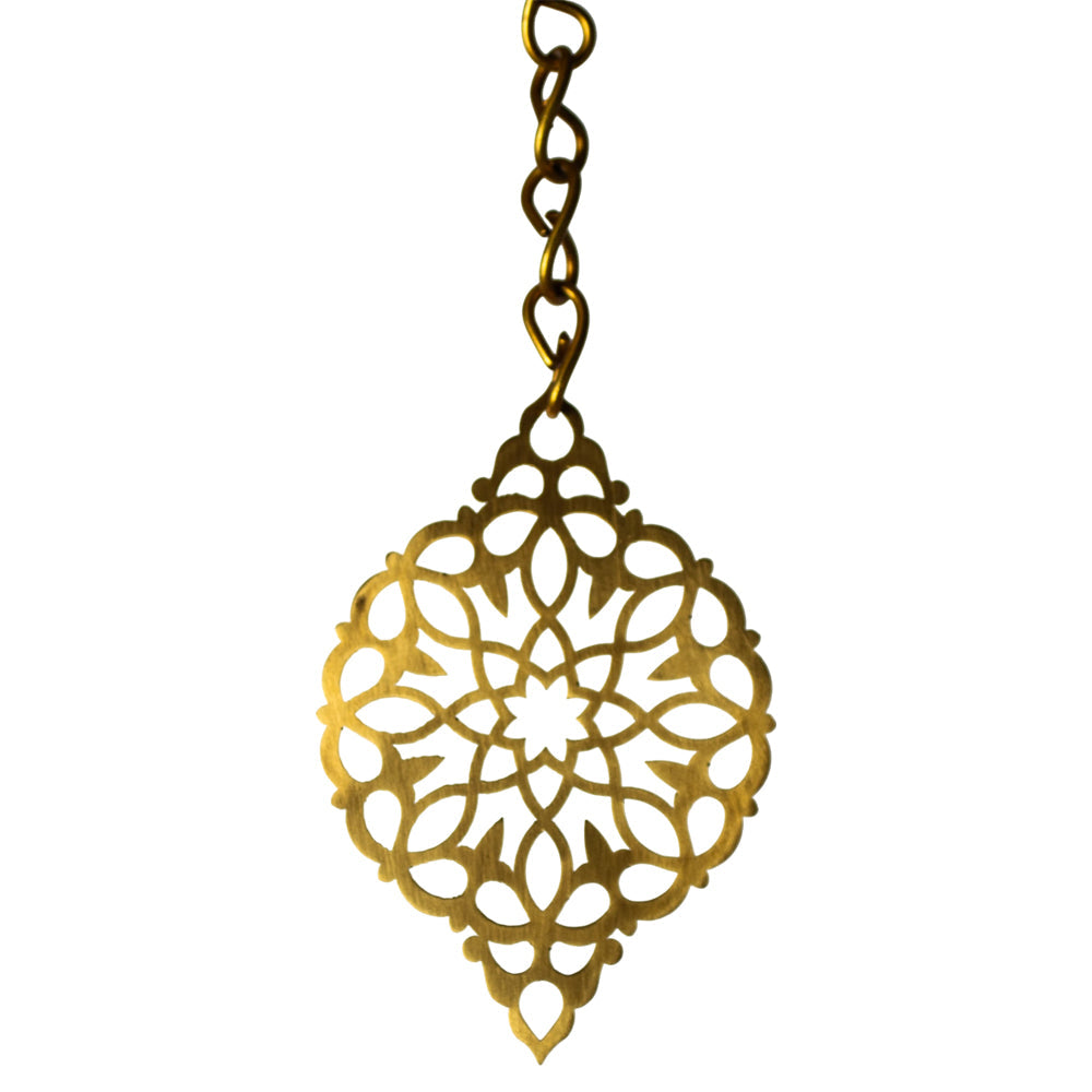 Arabesque Chandelier, 4 Lights, Copper, 40×70cm - Oxide