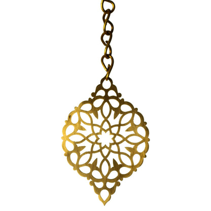 Arabesque Chandelier, 4 Lights, Copper, 40×70cm - Oxide