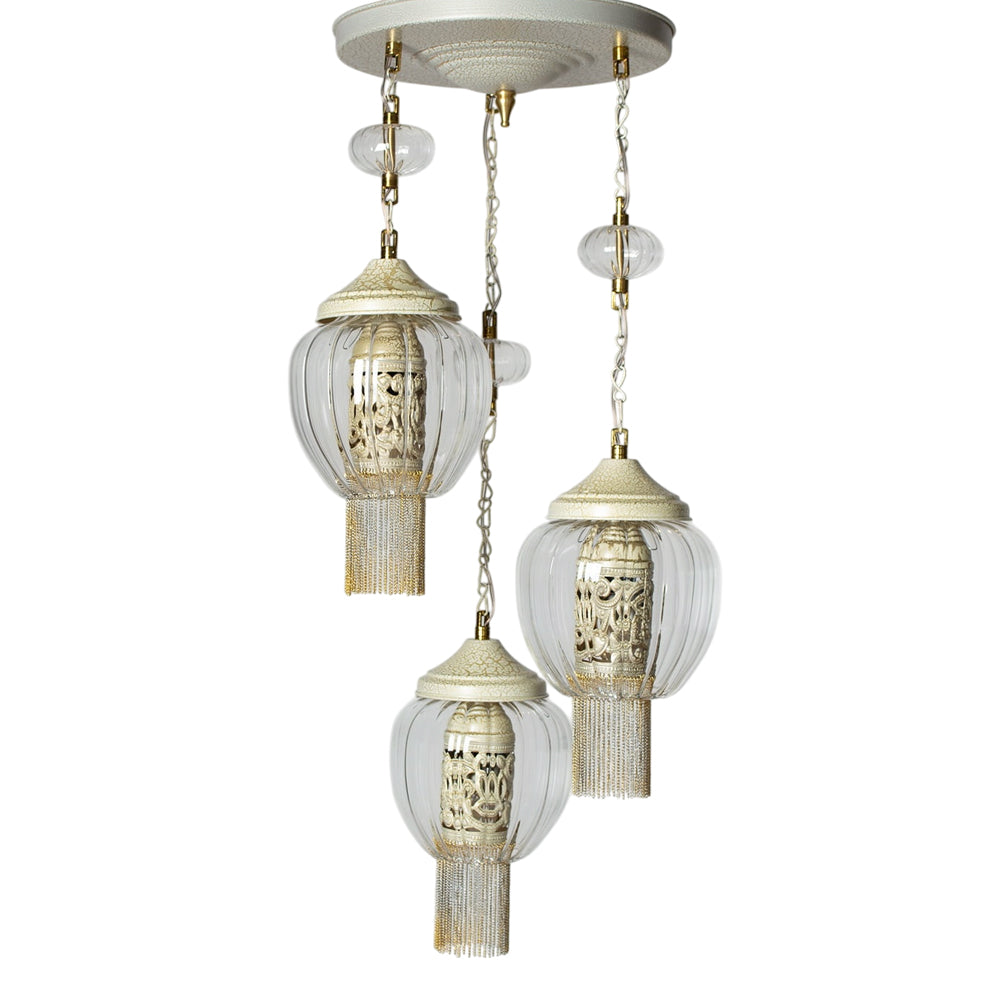 Arabesque Chandelier, Copper, 32×70cm - Whitey