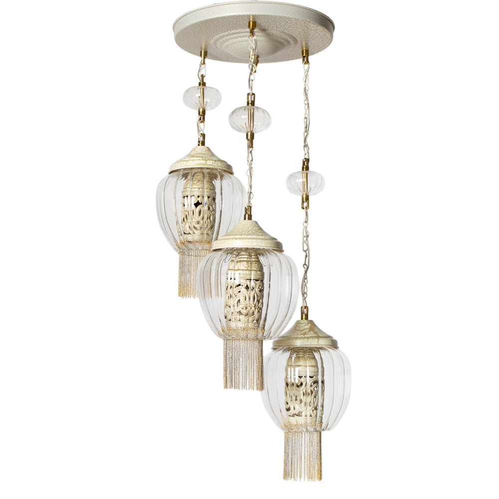 Arabesque Chandelier, Copper, 32×70cm - Whitey