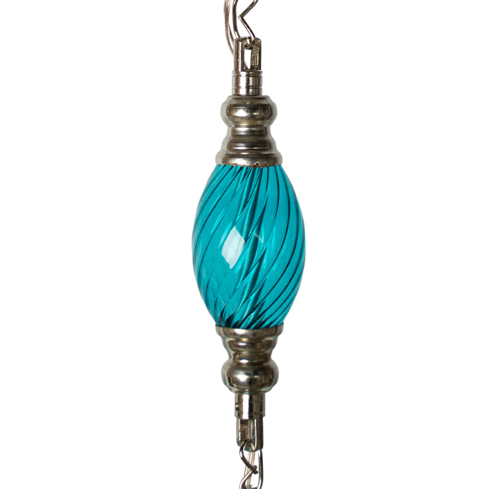 Chandelier, 5 Lights, Copper, 105×73cm - Silver