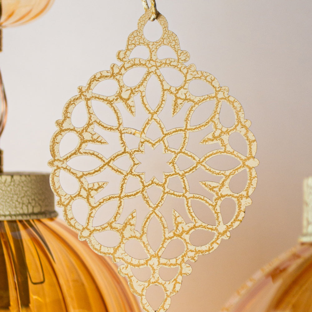 Chandelier, Copper, 40*40×63cm - Whitey