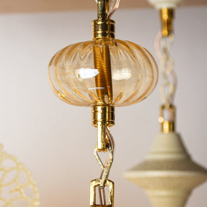 Chandelier, Copper, 40*40×63cm - Whitey