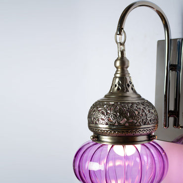 Wall Lamp, 1 Lights, Copper, 17×45cm - Silver