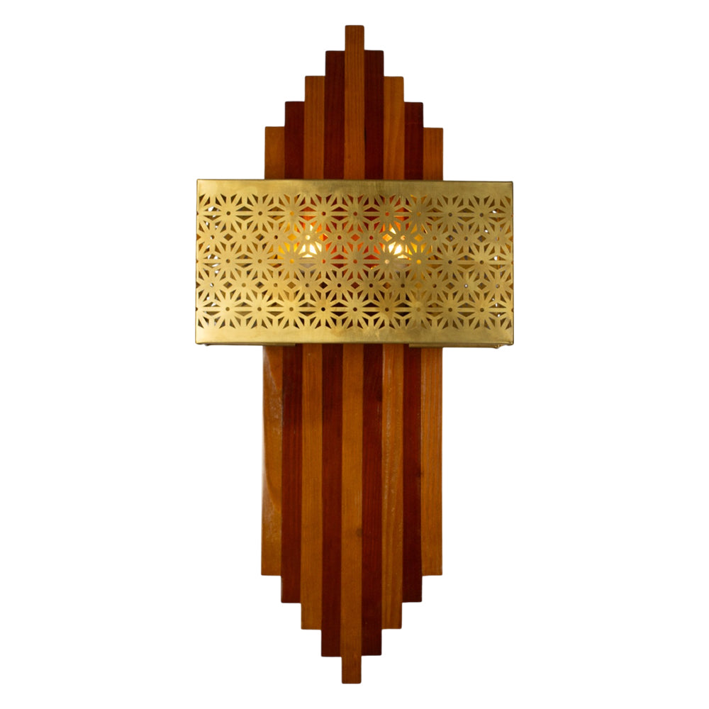 Arkt Wall Lamp, 2 Lights, Copper, 45×70cm - Antique light