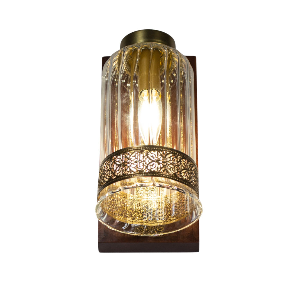 Arabesque Wall Lamp, 1 Lights, Copper, 12×26cm - Oxide