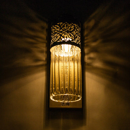 Arabesque Wall Lamp, 1 Lights, Copper, 12×36cm - Silver