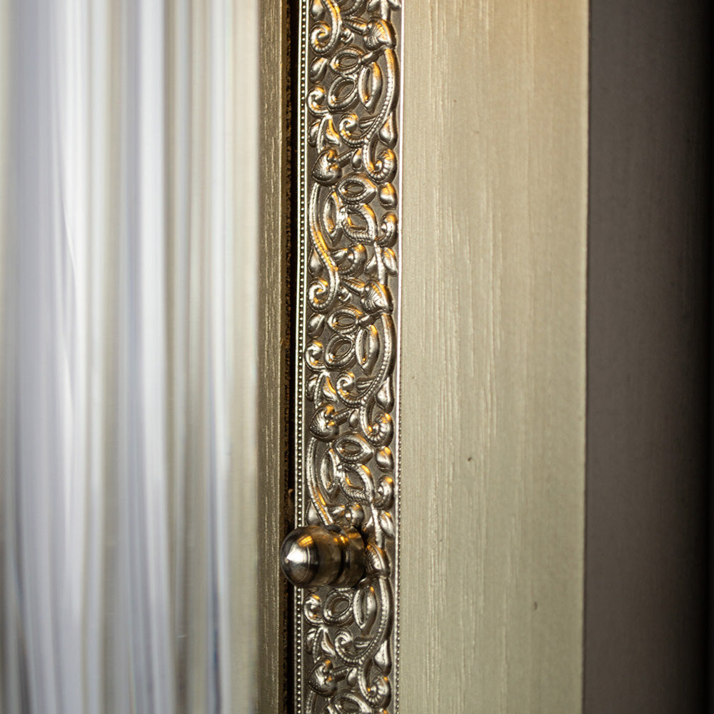 Arabesque Wall Lamp, 1 Lights, Copper, 12×36cm - Silver